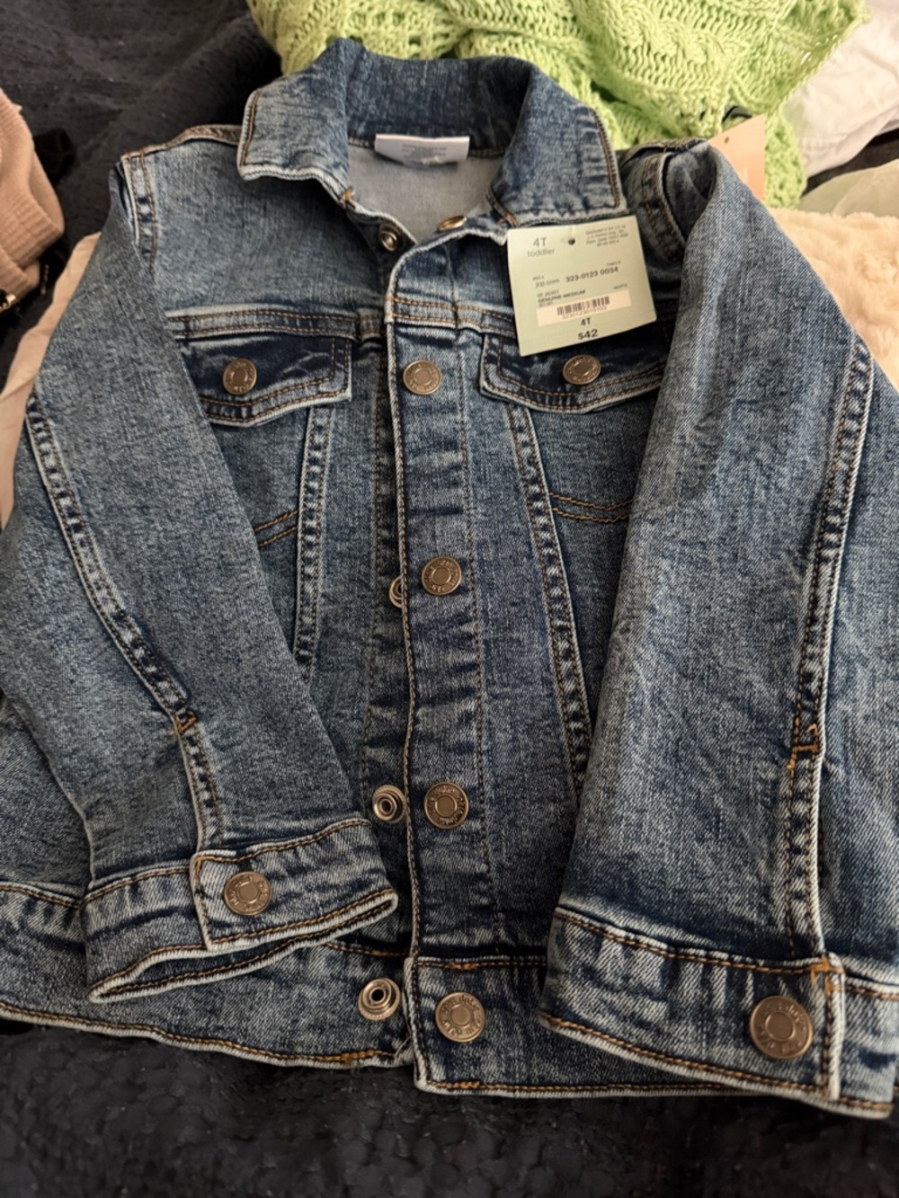 jcpenney Kids Blue Denim Jean Jacket